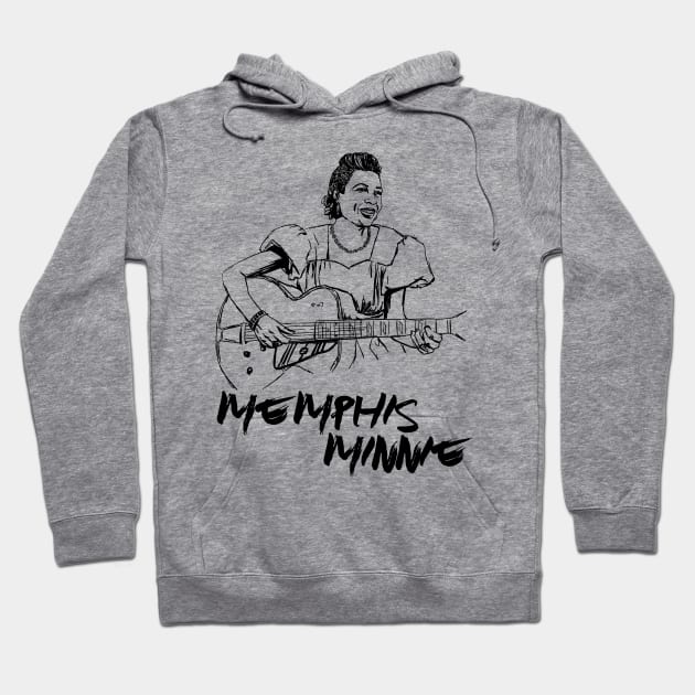 Memphis Minnie Hoodie by Erena Samohai